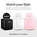 Cooluli Curve 1.7 cu ft Mini Fridge - Small Refrigerator for Bedroom, Office, College Dorm Room - Smart Temperature Control (Pink, 1.7 cu.ft)