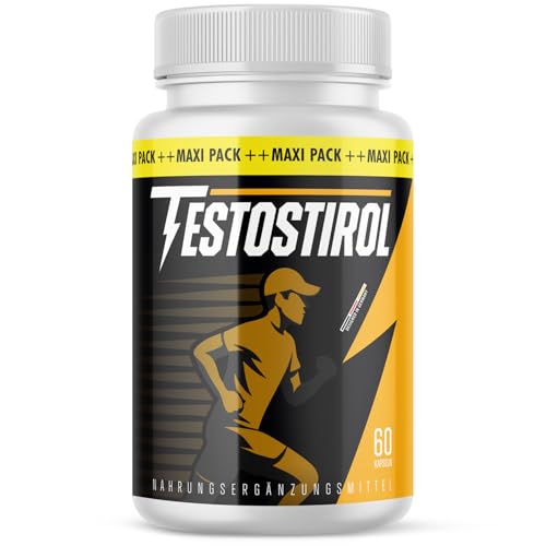 Testostirol Cápsulas | Más resistencia y regeneración | Sin gluten ni lactosa | 60 cápsulas