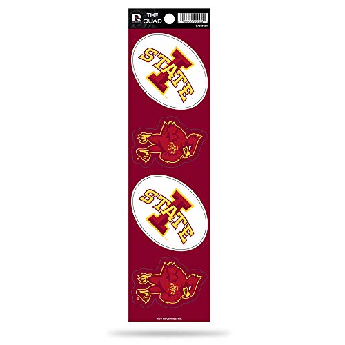 Rico Industries Rico NCAA Iowa State Cyclones Quad Decal