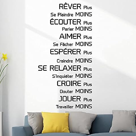 KDSMFA Pegatinas de Pared Francais Muraux Cover