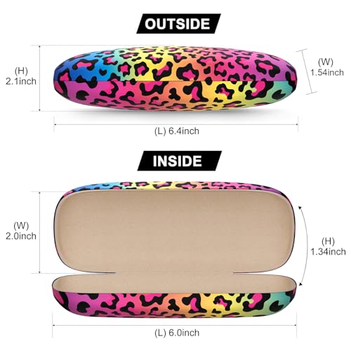 Image of Eyeglasses Case, Hard Shell Protective Case for Glasses, Unisex for Women Men
