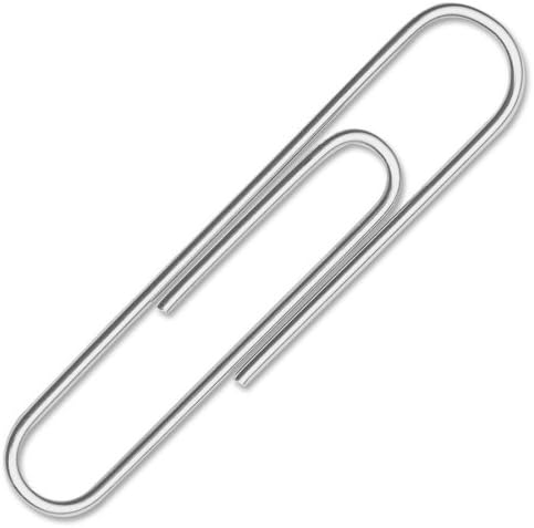 Caja al por mayor de 25 - ACCO Economy Paper Clips-Clips, Regular, Calibre .033, 100/BX, 10BX/PK, Plata