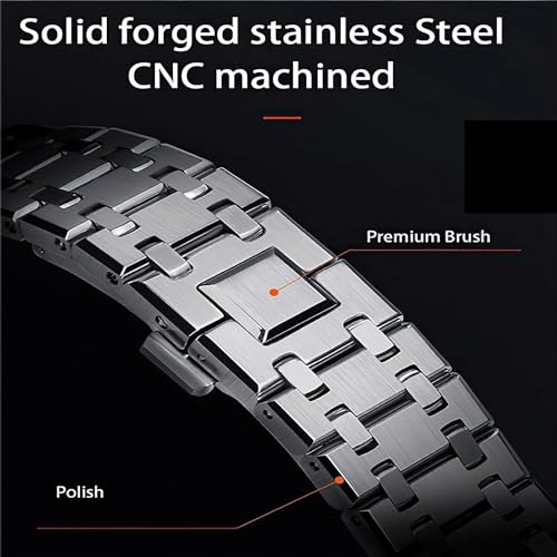 Bracelet montre GA2100 acier inoxydable kit de modification complet - 5