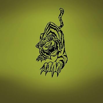 Vinyl Wall Decal Sticker Tiger Claw 46"x21"