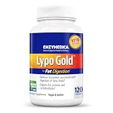 Enzymedica Lypo Gold - Enzyme Supplement for Fat Digestion - 120 Capsules