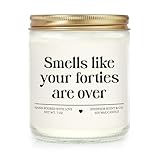 Niyewsor 50th Birthday Gifts for Her Him, Fifty Birthday Candle, 1976 50th Birthday Decorations for Women Men, 50 Year Old Bday Gifts for Friend, Sister, Mom, Dad, Handmade, 7oz