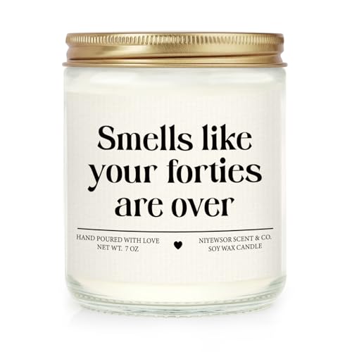 Niyewsor 50th Birthday Gifts for Her Him, Fifty Birthday Candle, 1975 50th Birthday...