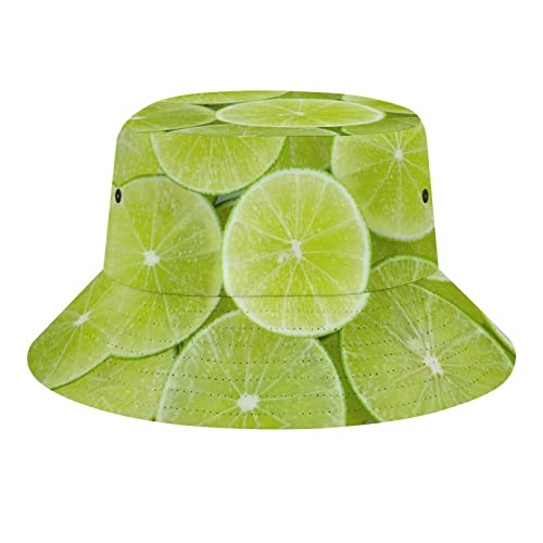 Chapeau cloche amusant pour fruits et légumes - Chapeau de soleil pour pêcheur en plein air, été, plage, voyage - Casquette décontractée pour homme et femme, Citron Fruit2, taille unique