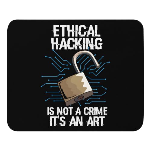 Ethical Hacking is Not A Crime Hackers Online Cyber Security Graphic Mouse Pad