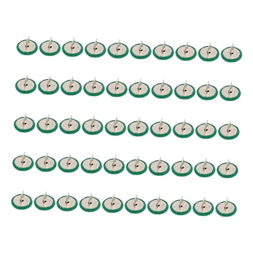 CIMAXIC 50pcs DIY Double-Legged Studs Craft Rivets Studs for Decorative Projects