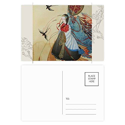 Carte postale hirondelles pour sublimer vos messages de remerciement