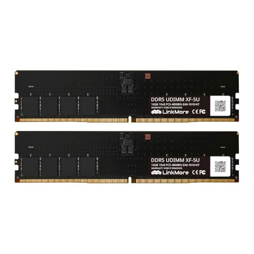 Amazon.co.jp: LinkMore DDR5 16GBx2枚組 (32GB) 4800Mhz PC5-38400