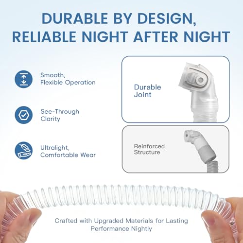 3 Pack Replacement Tube for Airfit N20 Cpap Masks, Replacement Short Hose Assembly Compatible with Airtouch N20, Reduce Noise and Leakage, CPAP Supplies Accessories, Included 3PCS Short Tubes Only by VIRTUCLEAN PRO - Image 4
