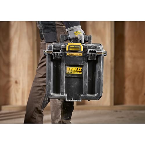DEWALT TOUGHSYSTEM 2.0 Compact and Durable Deep Toolbox with Removable Dividers (DWST08035) - 10