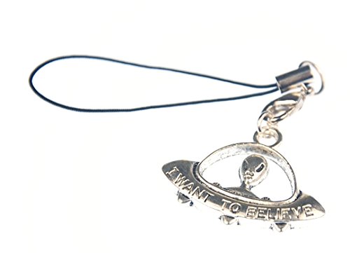 Miniblings UFO Mobile Cell Phone Charm Pendant Jewellery Alien Space
