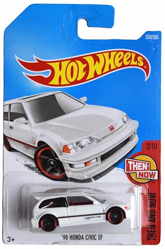 Hot Wheels '90 Honda Civic EF, Then and Now 2/10 [White] 330/365
