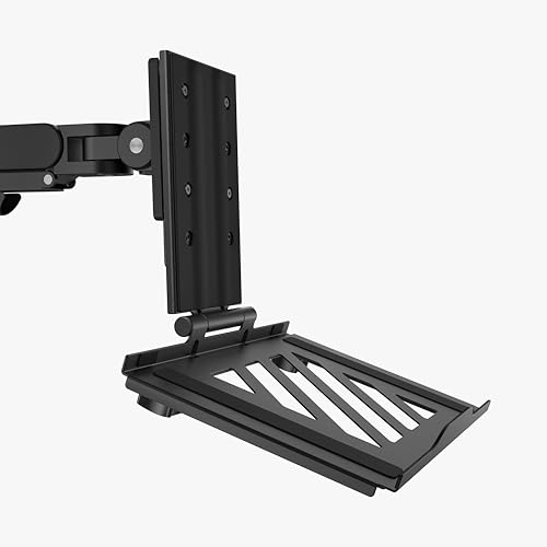 BenQ Foldable Laptop Tray LTB01 for Monitor Arms. 75 75 mm VESA-Compatible Laptop Holder Fits 1217 Notebooks. Supports up to 11 lbs. Protective Pads for Stable Scratch-Free Support.