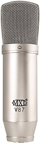 MXL V87 Low-Noise Condenser Microphone with Pop Filter and Low-Profile Shockmount