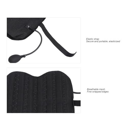 Coussin de soutien pour le bas du dos gonflable avec sangle réglable - 6