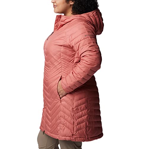 Image of Columbia Women Solid Powder Lite Mid Jacket Hoodie