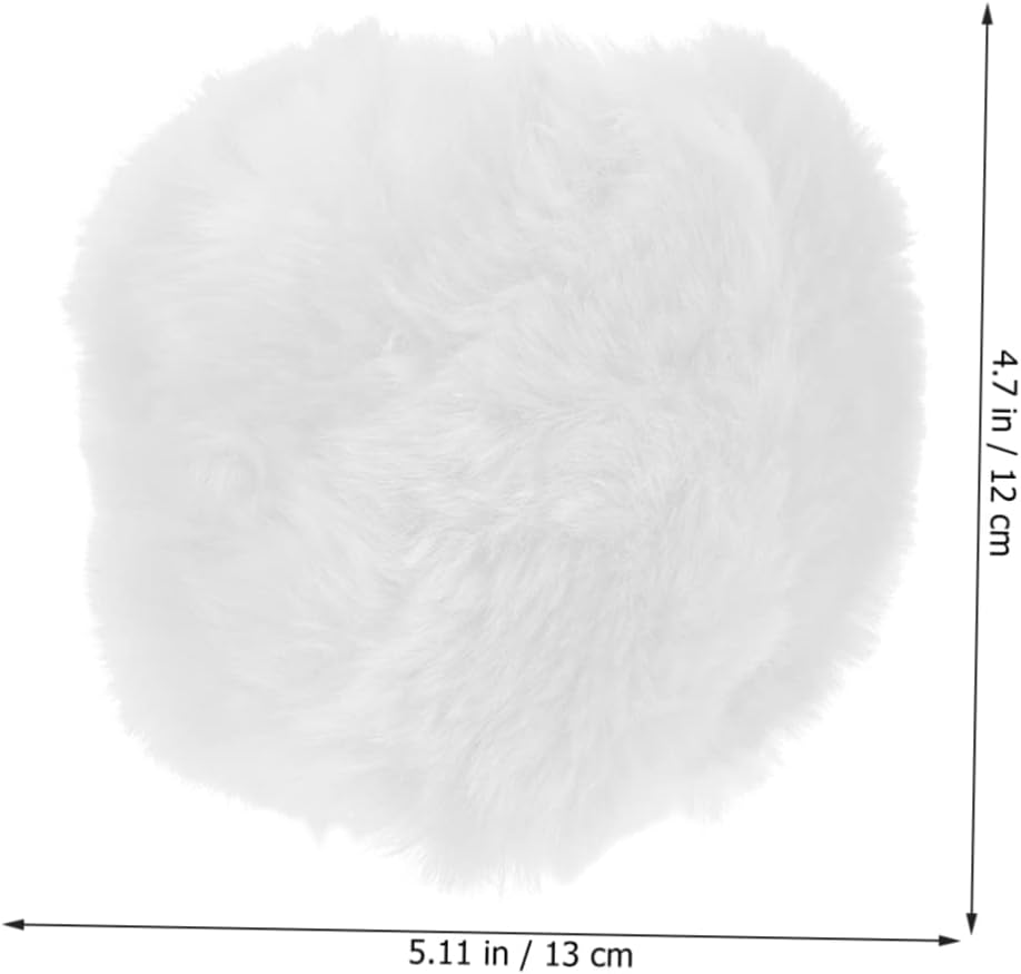 Faux Fur Arm Warmers for Women Winter Furry Wrist Cuffs Stylish Wristband Gloves for Cold Weather Accessories