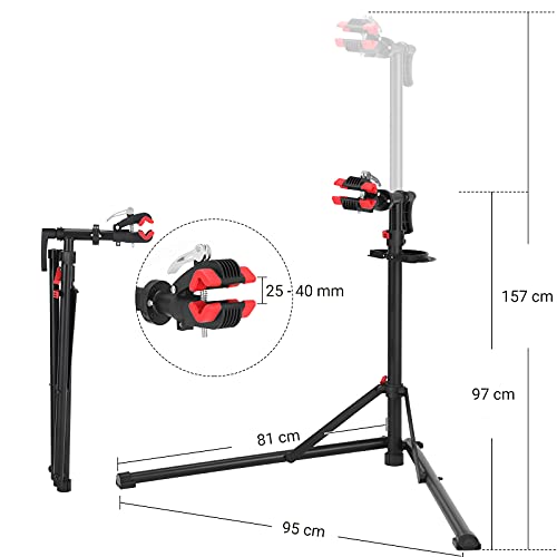 SONGMICS 自転車メンテナンススタンド ワークスタンド 折り