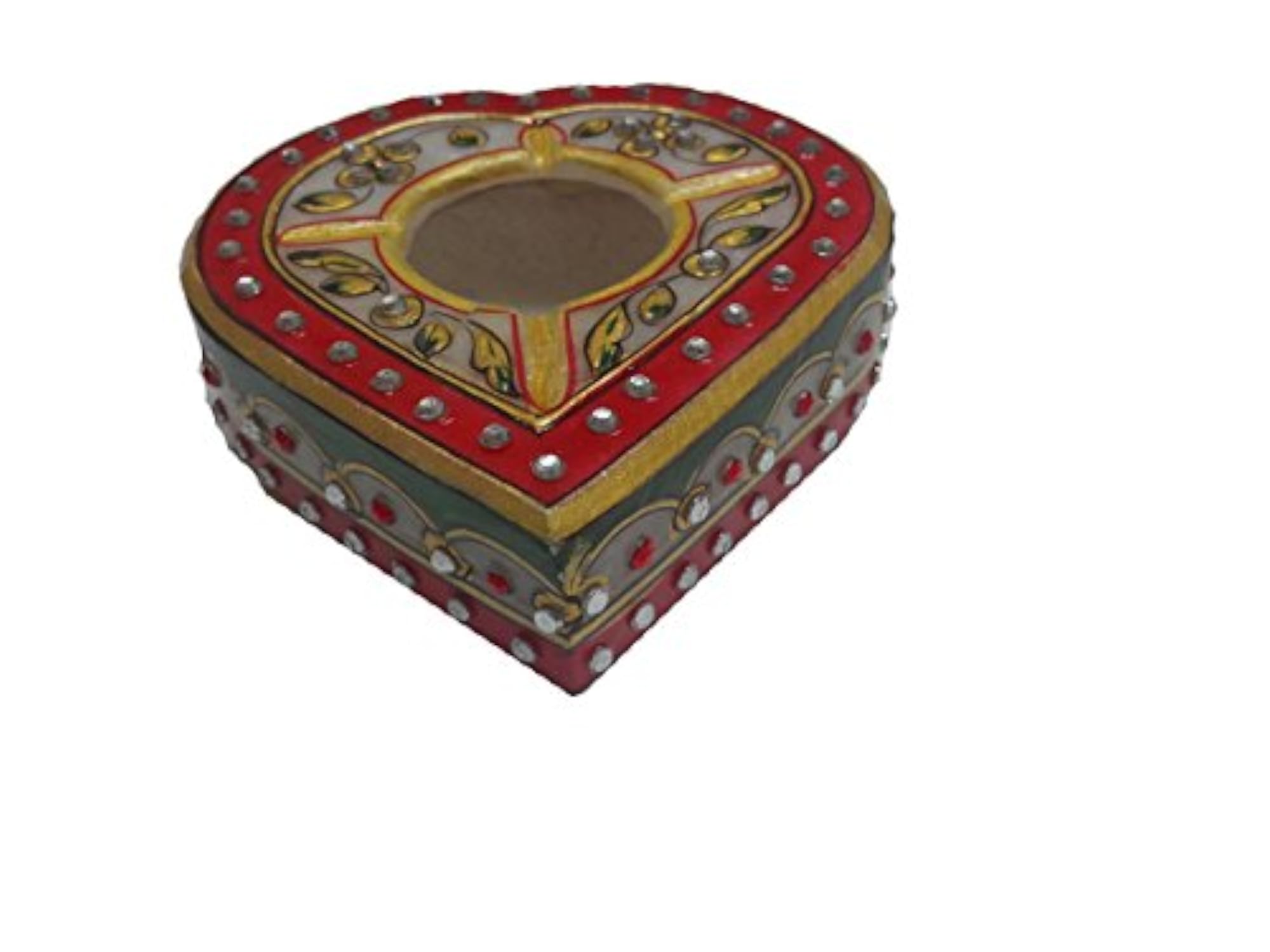 Handpainted Marble Ashtray, Indian Gift Item