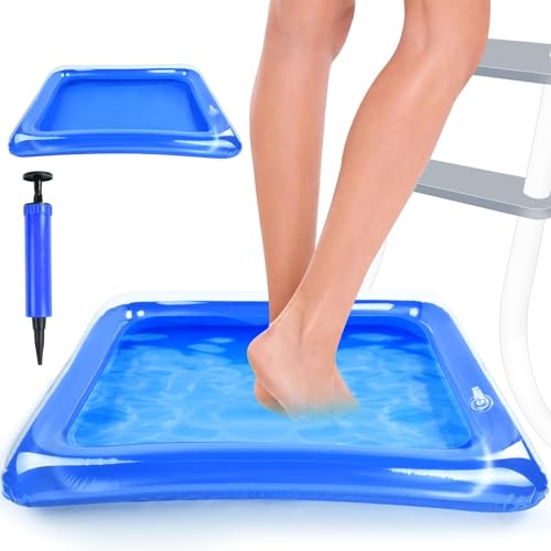 Aufblasbares Fußbecken, Aufblasbares Pool-Fußbad, Fußwanne Aufblasbar Pool mit Pumpe, Fußreinigungsbecken, Fußbadewanne, Pool Fußbecken, Pvc, für Pools Home Spa Schwimmbecken