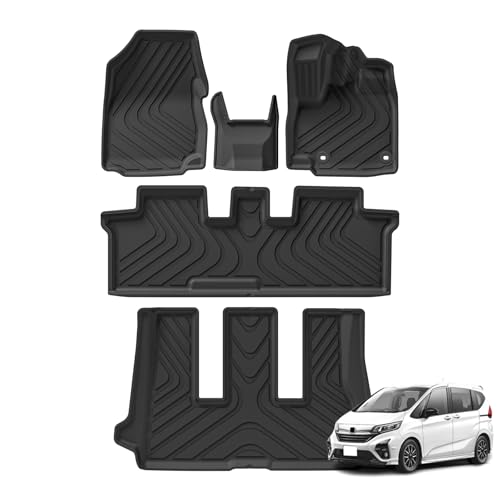 ホンダ フリード GB5/GB6/GB7/GB8型 専用 フロアマット+ラゲッジマット FREED GB系 2016年9月～ 3D立体カーマット 荷室 トランクマット 車種専用設計 TPE素材 FREED カスタムパーツ 防水 滑り防止 耐汚れ 消臭 抗菌 取付簡単 保護パーツ カー用品 5Pセット