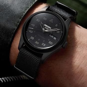 SEIKO 自動巻き ブラックダイヤル 時計 Amazon | Seiko メンズ ブラックダイヤル ステンレススチール