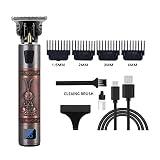 maquina de afeitar hombre，Cortapelos Hombre Profesional，Recortadora Eléctrica Maquina de Afeitar con LED Pantalla,Carga Rápida USB Inalámbrica...