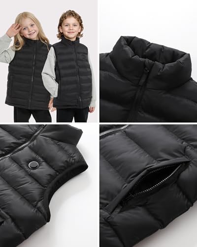 Image of Kids Heated Vest,Boys Girls Lightweight Electric Heated vest for Child with 5V Battery Pack