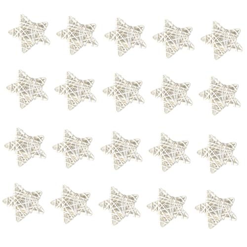 Rotin décoration suspendue blanche mariage et centre de table - 2