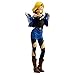 Produktbild ALTcompluser Dragon Ball Z Figur Android 18 Statue Actionfigur Sammelfigur 25 cm, Idee Geschenk(Blau)
