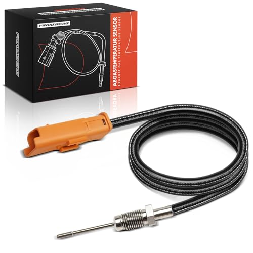 Frankberg Abgastemperatursensor 2-polig Kompatibel mit 307 3A/C 307 Break 3E 307 CC 3B 307 SW 3H C5 III Break RW 807 EB C8 EA EB C5 III RD 607 9D 9U Replace# 9666046680