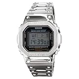 カスタムG-SHOCK Gショック メタルケース DW5600E-1V メンズ GMW-B5000D-1JF スタイルケース (シルバー) [並行輸入品]