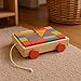 Imagen de WELL HOME MOBILIARIO & DECORACIÓN Coche de Madera Artesanal: Juguete Educativo con 20 Bloques de Pino