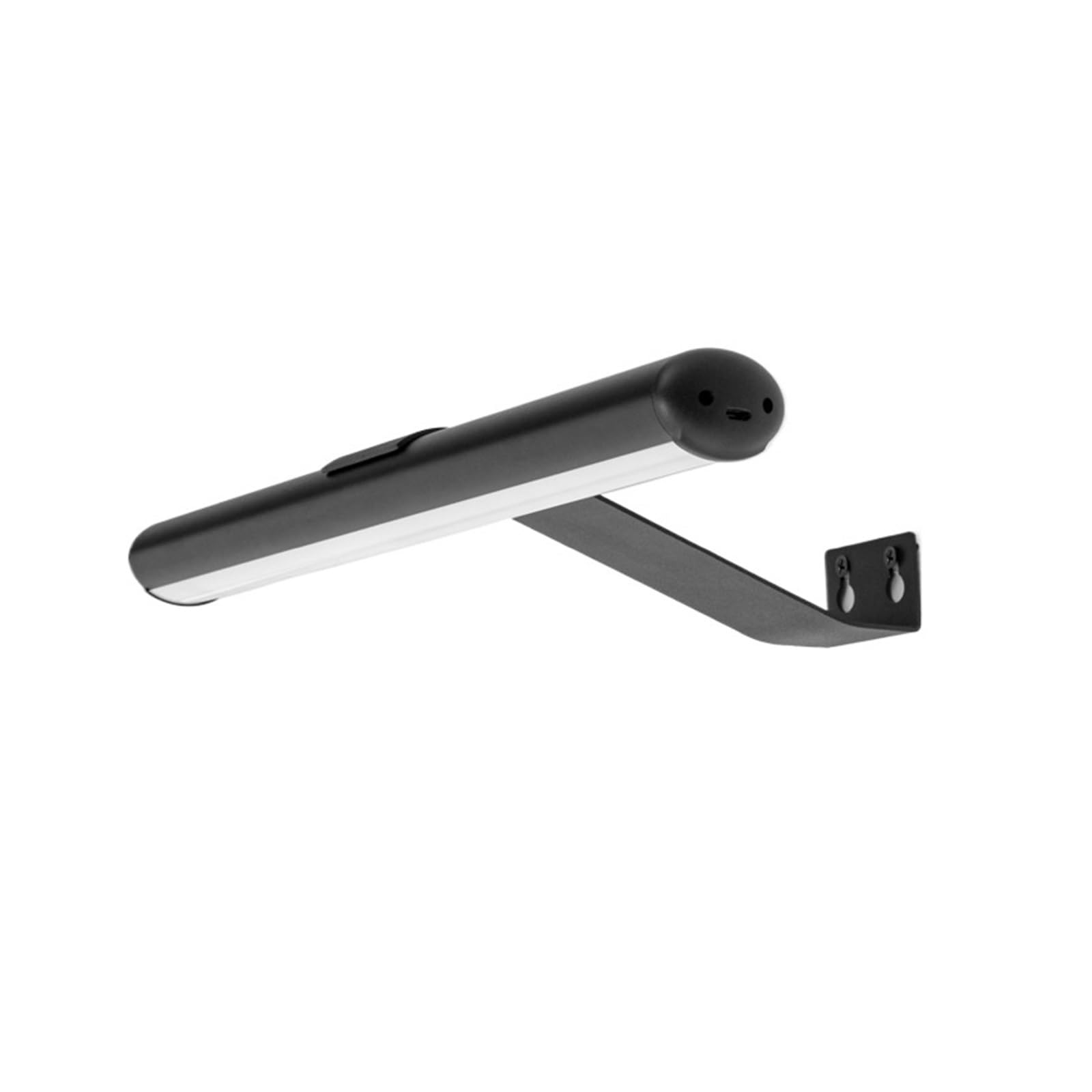 CUDTAPI Magnetic Rechargeable Wall Lamp For Bedroom Bathroom Mirror Picture Lighting, Dimmable LED Wall Lamp With Remote Control Sconces(Black A,2000 mAh)