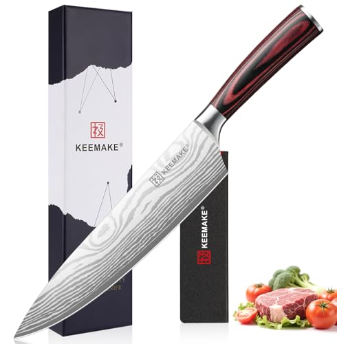 KEEMAKE Chef Knife 8 Inch - Ultra Sharp Kitchen Knife
