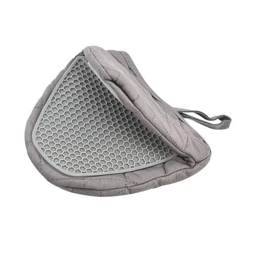 Guantes de silicona para cocina de compañeros, guantes pequeños para horno de silicona, aislamiento para hornear, clip de mano, cuenco fácil de usar