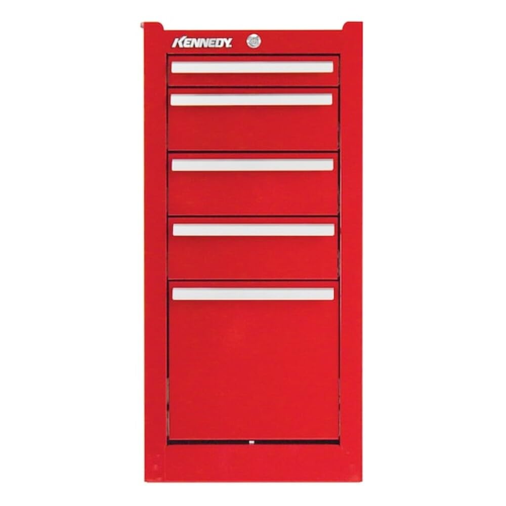 Amazon.com: Kennedy K1800 Series Side Cabinet, 5 Drawer, Red