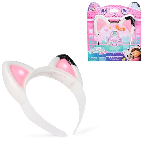 DREAMWORKS GABBY'S DOLLHOUSE: DER FILM - Interaktiver Miau-tastischer Katzenohren-Haarreif mit Licht, Sound & 3 Spielmodi, für Kinder ab 3 Jahren