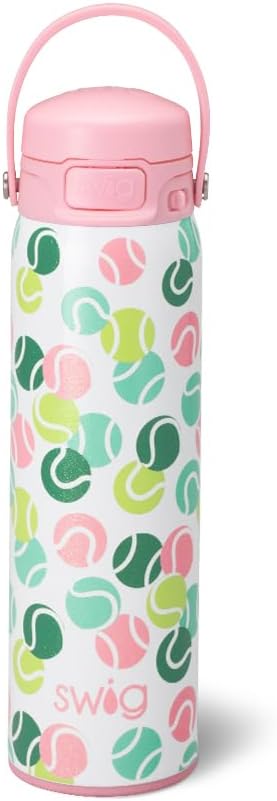 Swig Life 32oz EZ Fill Insulated Water Bottle, Leak Proof Reusable Water Bottle with Lid, Handle & Lock, Leak Proof Stainless Steel Bottles, 32 oz Tumbler (Camo)