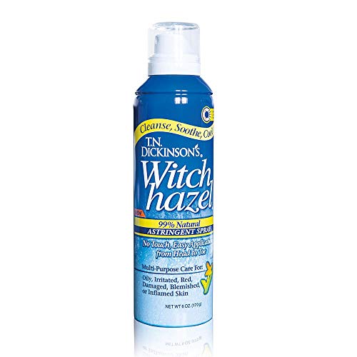 T.N. Dickinson's Witch Hazel Astringent Spray for Multi-Purpose Care, 99% Natural, 6 Oz.