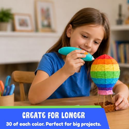 Image of Toy Tree | 300 3D Pen Filament Refills | 10 Tropical Colors