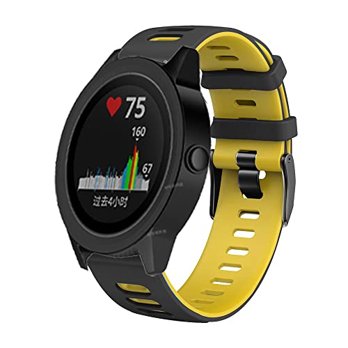 Bracelet silicone Garmin Vivoactive 4 GUMMMY anti-irritation taille 20mm 22mm - 5