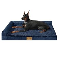 Jolibean – Jolibean Orthopädisches Hundebett Große Hunde, 122x76cm, Mar