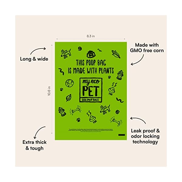MyEcoPet® Dog Poop Bags with Portable Dispenser | Durable & Easy-to-Use Dog Waste Bags | Extra Thick, Leak-Proof, and Odor-Locking | Includes 2 Rolls + Dispenser MyEcoPet® Dog Poop Bags with Portable Dispenser | Durable & Easy-to-Use Dog Waste Bags | Extra Thick, Leak-Proof, and Odor-Locking | Includes 2 Rolls + Dispenser