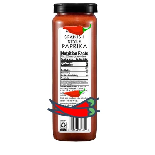 Pimentón Ahumado Estilo Español, 18 oz, Condimento Dulce y Ahumado miniatura 8