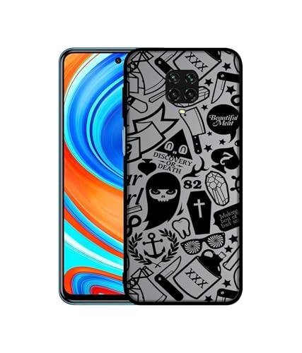 Image of Discover Or Death Design Premium 2D Printed Metal Back Case Cover for Mi Redmi Note 9 Pro /Note 9 Pro Max /Poco M2 Pro